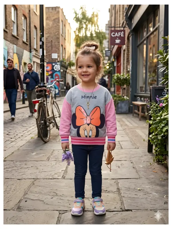 Ev1039 Sudadera Minnie Niña Sun City