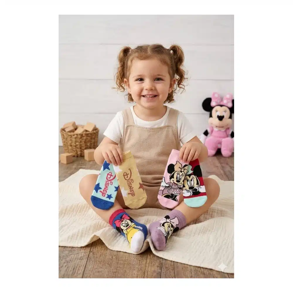 Ez06024 Pack 3 Tobilleros Minnie Sun City