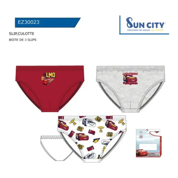 Ez30023 Caja 3 Slips Cars Sun City