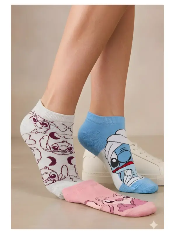 Ez39000 Pack 3 Tobilleros Lilo & Stitch Sun City
