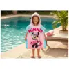 Ez78130 Poncho Playa Microfibra Minnie Sun City