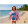 Ez78136 Poncho Playa Microfibra Lilo & Stitch Sun City