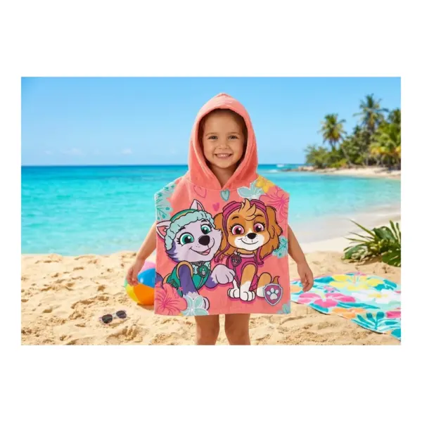 Ez78137 Poncho Playa Microfibra Paw Patrol Sun City