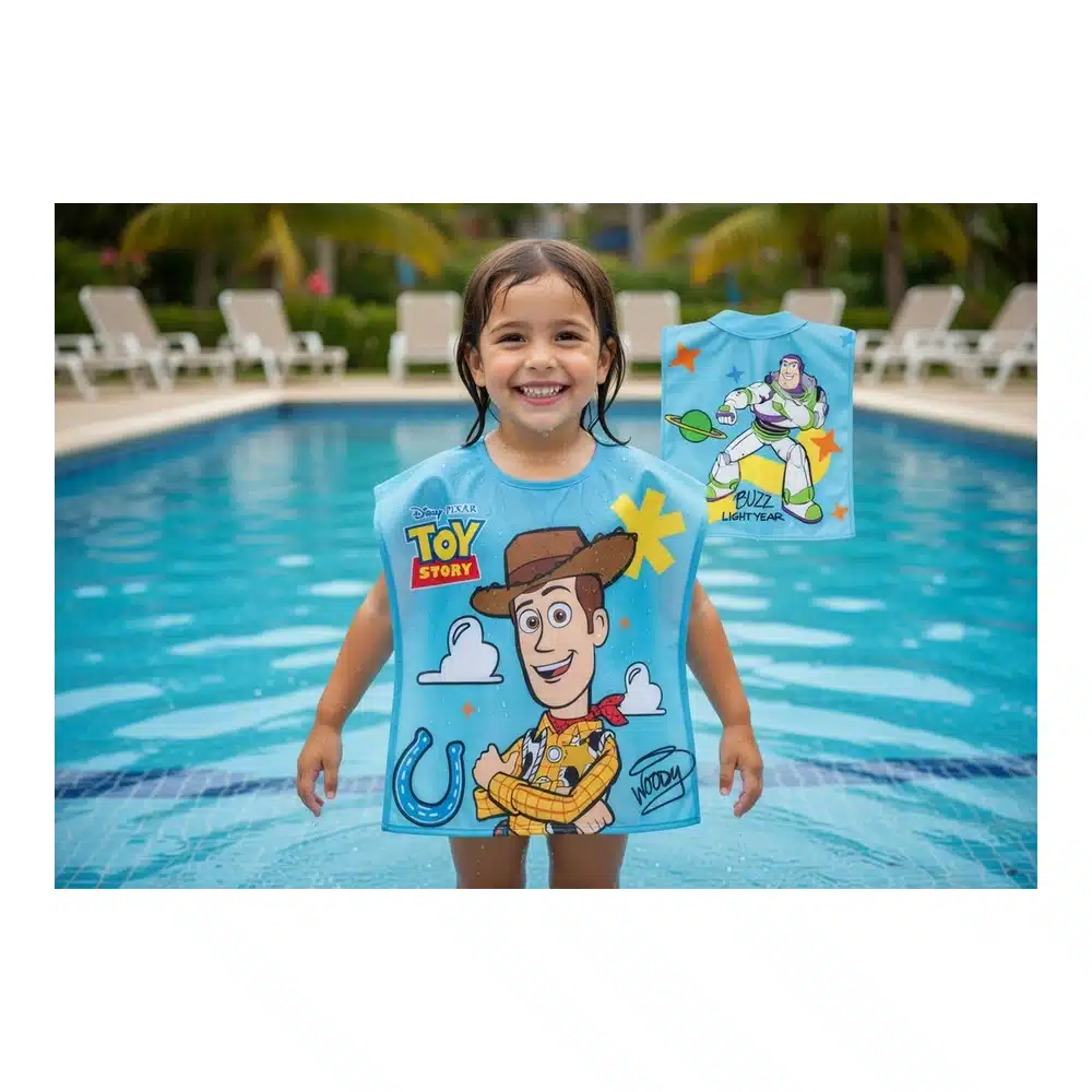 Ez78140 Poncho Playa Microfibra Toy Story Sun City