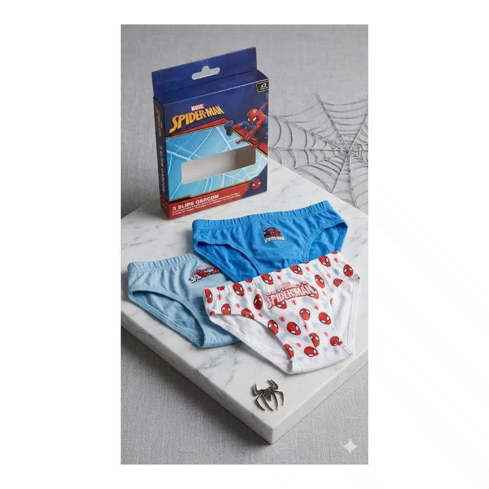 Ez80048 Pack 3 Slips Spiderman Sun City