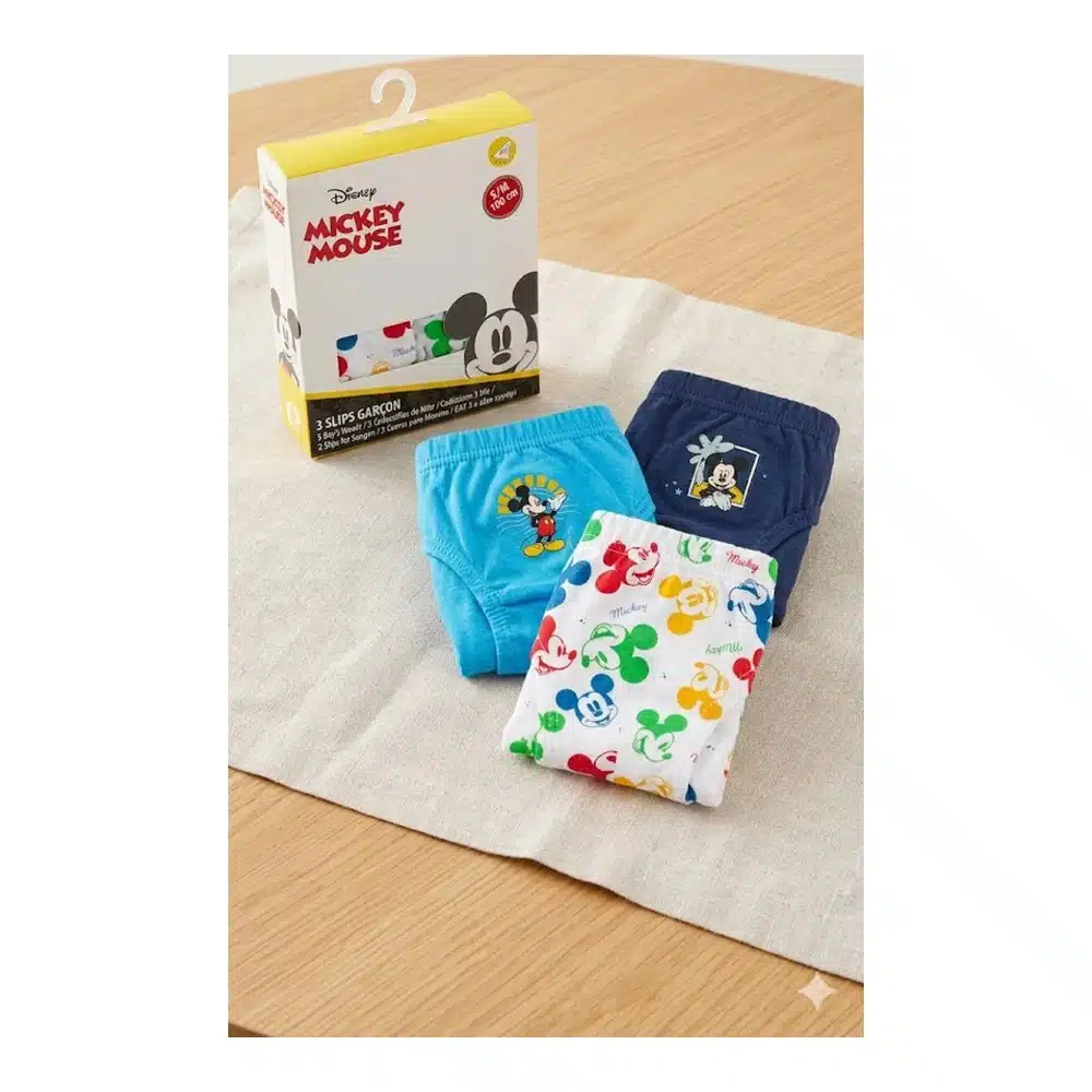 Ez80054 Pack 3 Slips Mickey Mouse Sun City