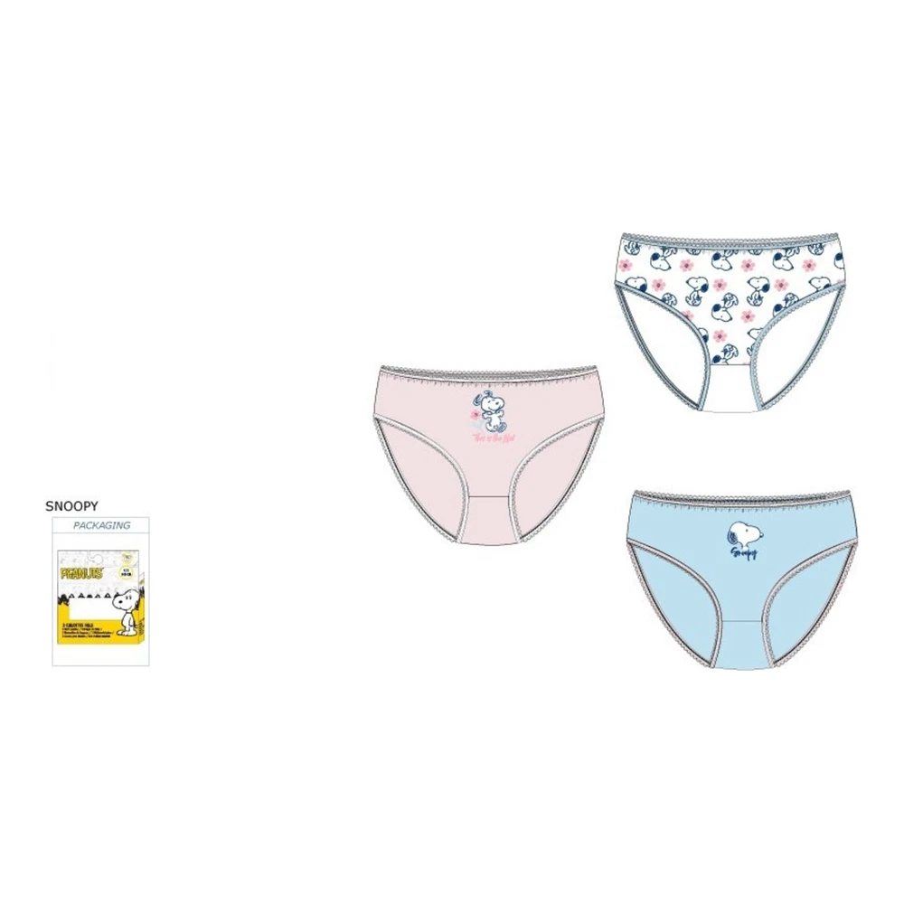 Hy55646 Pack 3 Bragas Snoppy Sun City - Imagen 2