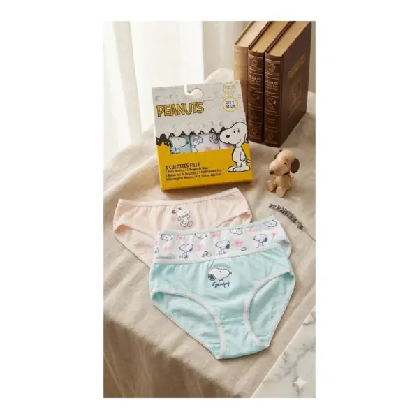 Hy55646 Pack 3 Bragas Snoppy Sun City