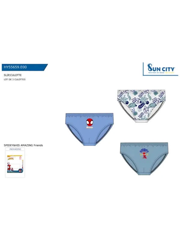 Hy55659 Slip Spidey Sun City