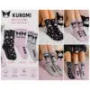 Hy57577 Calcetines Kuromi Sun City Pack 3