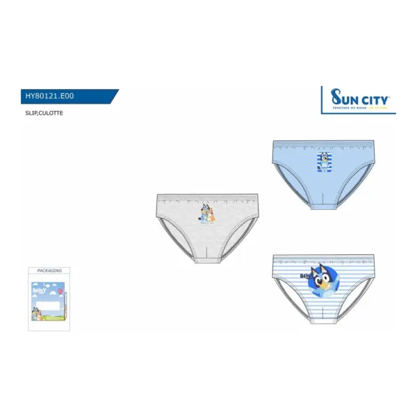 Hy80121 Slip Niño Bluey Sun City