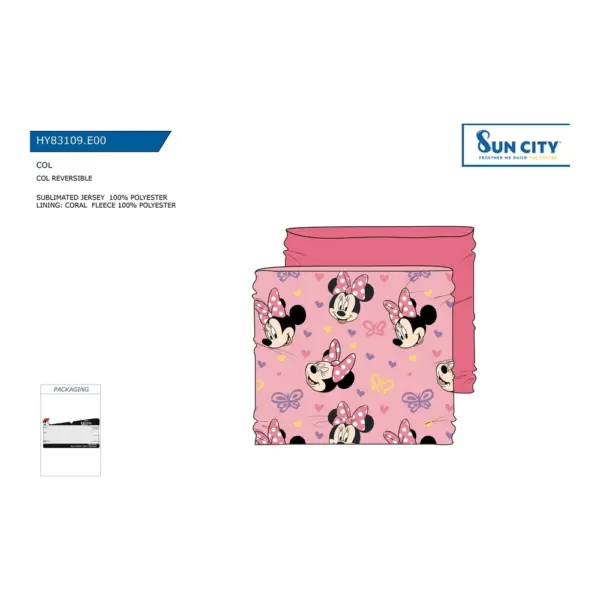 Hy83109 Braga Cuello Coralina Minnie