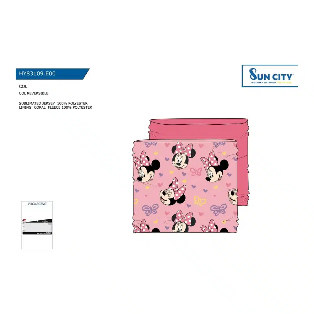 Hy83109 Braga Cuello Coralina Minnie
