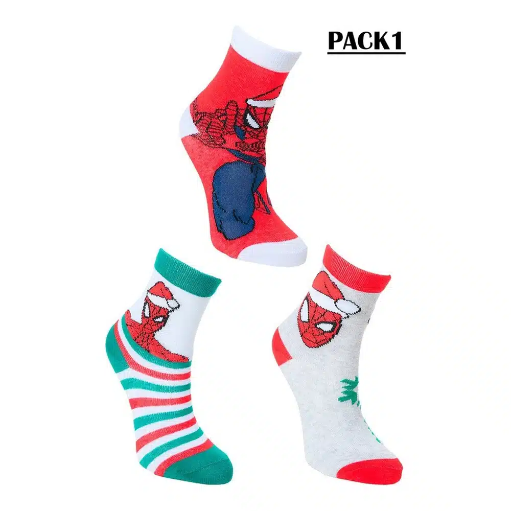 Xh0679 Caja Calcetines Spiderman Pack 3 Sun City - Imagen 5