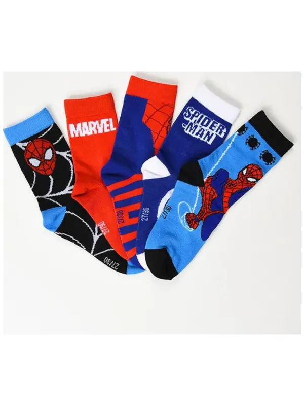 Zh06051 Pack 5 Calcetines Spiderman Surtido 2 Sun City