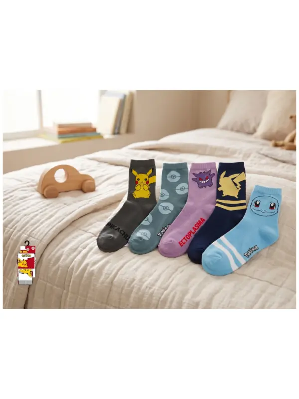 Zh06055 Pack 5 Calcetines Pokemon Surtido 1 Sun City