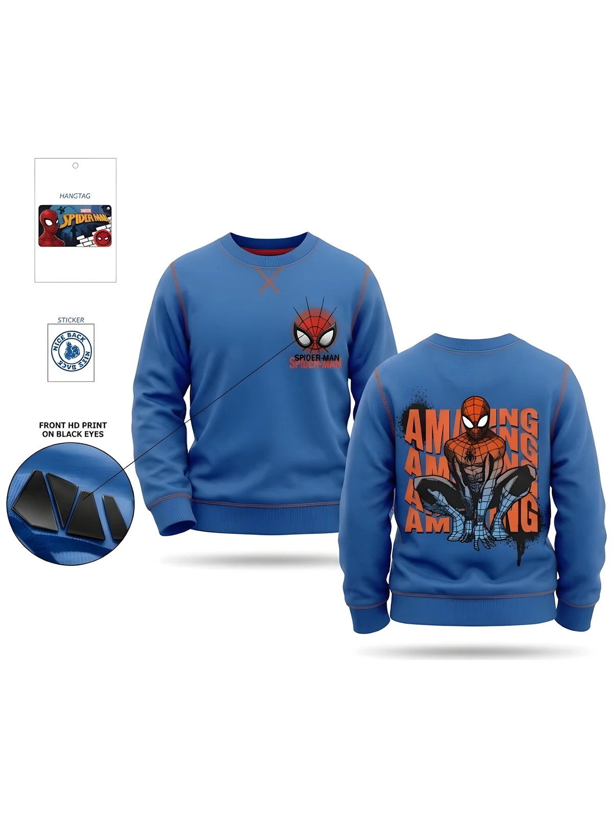 Zh10110 Sudadera Spiderman Sun City - Imagen 2