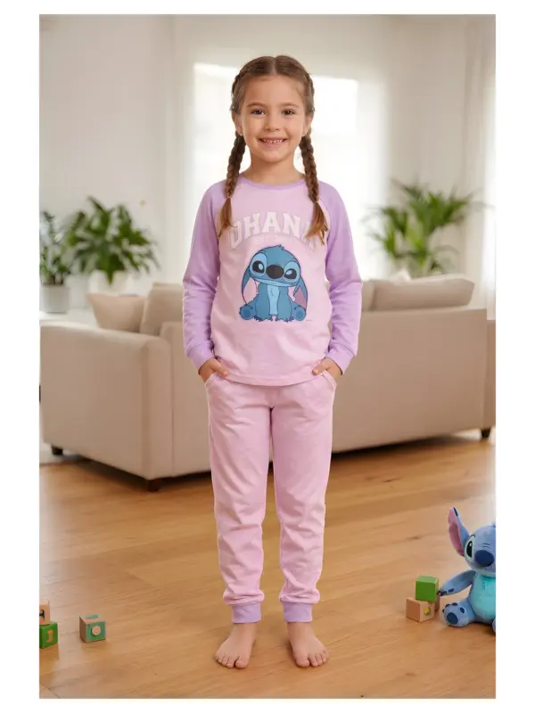 Zh20185 Pijama Largo Interlock Lilo & Stitch en Sun City