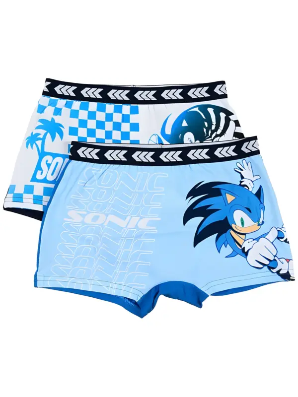 Zh30018 Lote 2 Boxers Sonic Sun City
