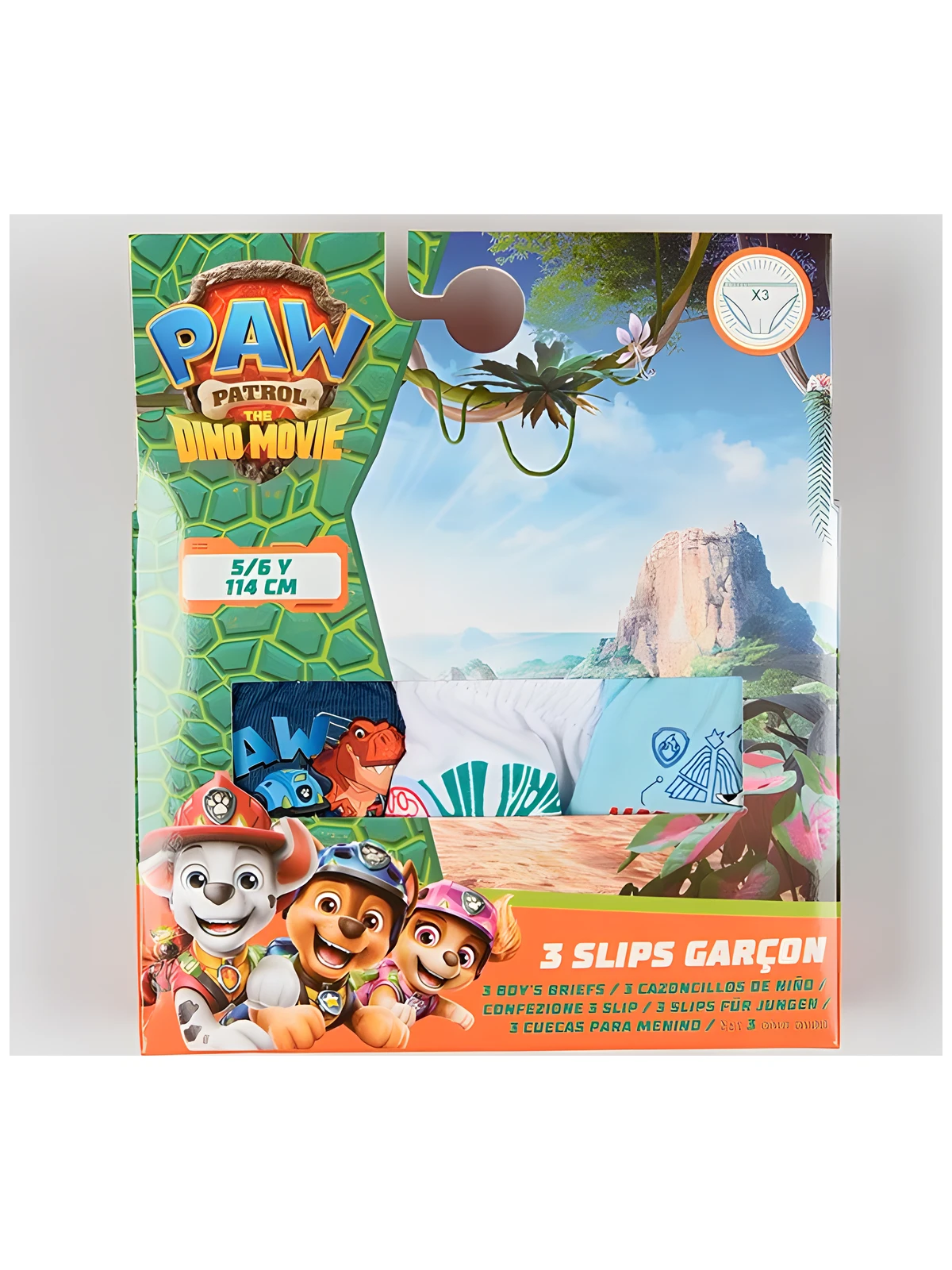 Zh30021 Caja 3 Slips Paw Patrol Sun City - Imagen 2