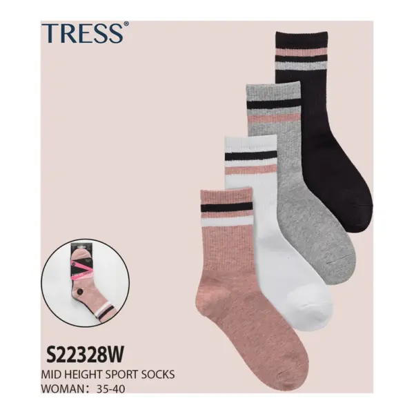 S22328w Calcetin Tress Pack-12