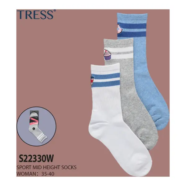 S22330w Calcetin Tress Pack 12