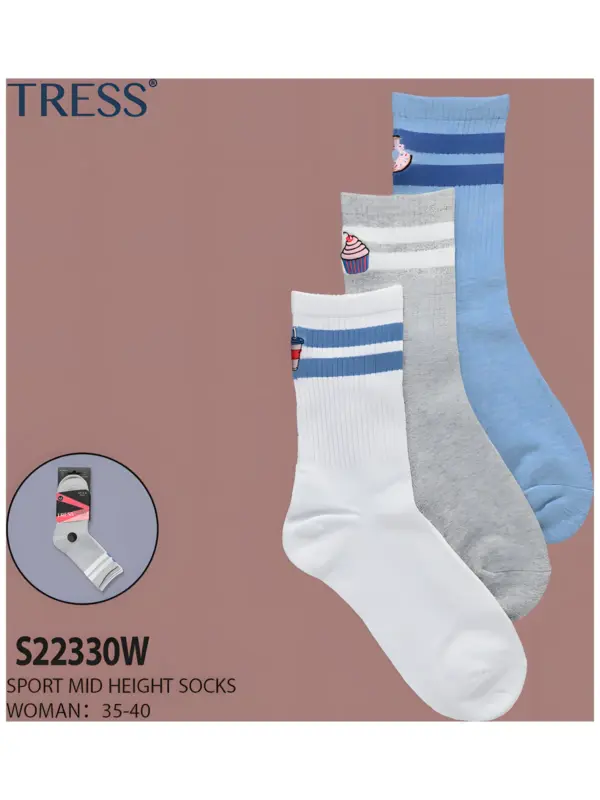 S22330w Calcetin Tress Pack 12