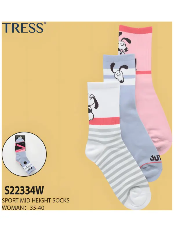 S22334w Calcetin Tress Pack 12