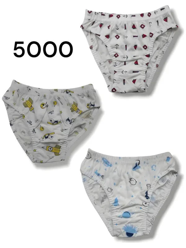 Slip Niño Estampado Ref 5000 Pack 12