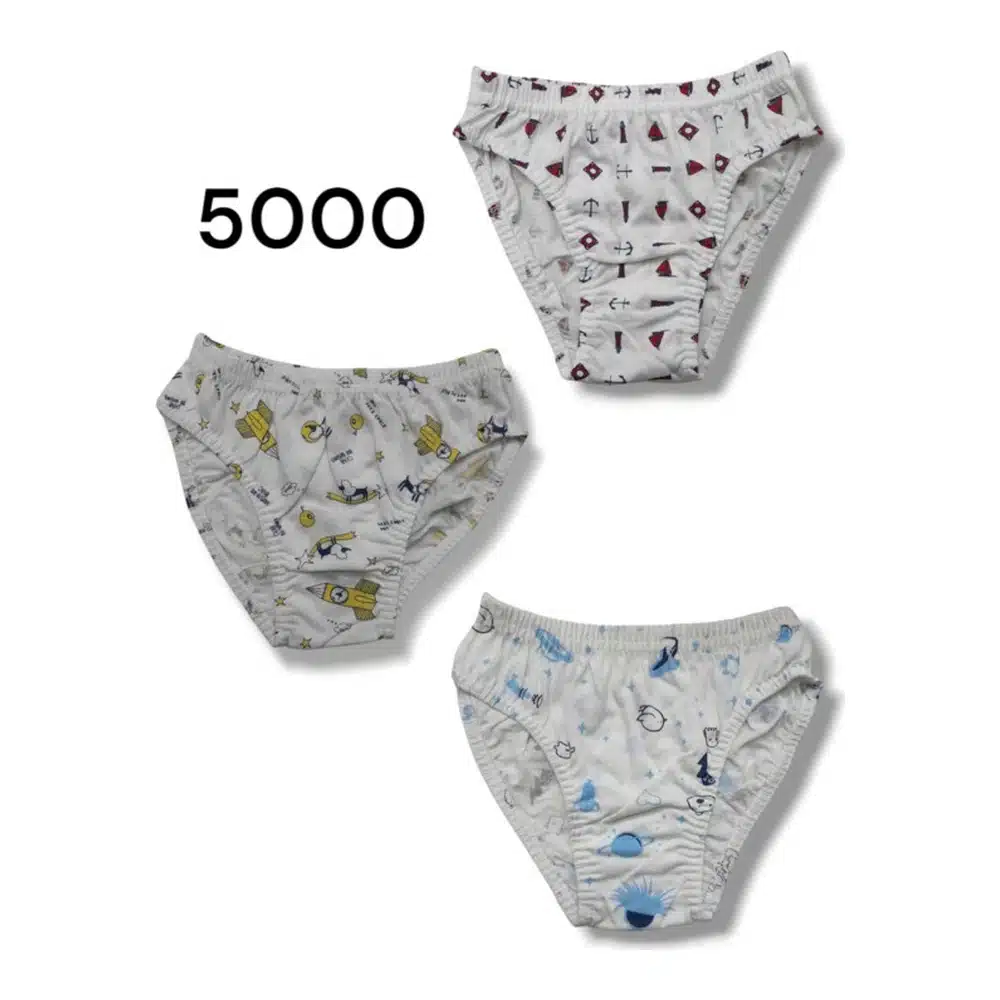 Slip Niño Estampado Ref 5000 Pack 12