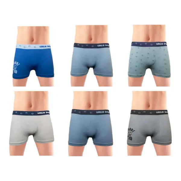 Boxer sin Costuras Unco Niño 7001 Pack 3