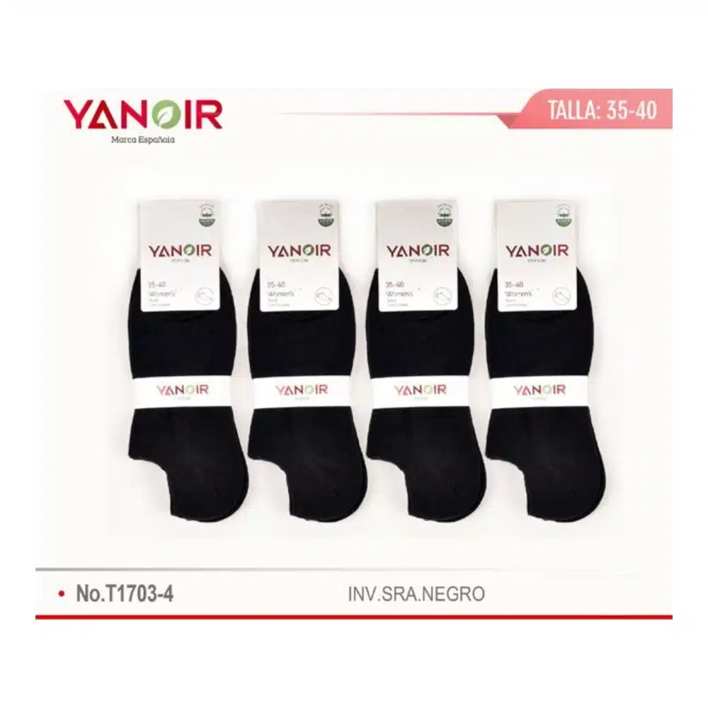 Calcetin Invisible Yanoir 1703 35-40 Pack 15 - Imagen 3