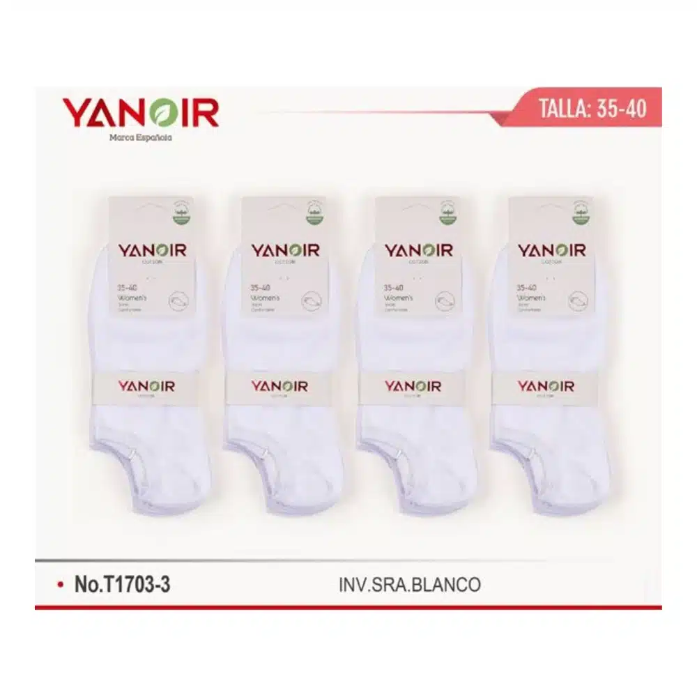 Calcetin Invisible Yanoir 1703 35-40 Pack 15 - Imagen 4