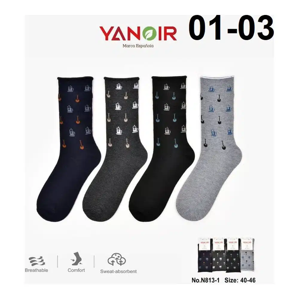 N813 Calcetin Yanoir sin Puño 12 Unidades - Imagen 3