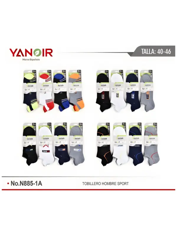 Calcetin Yanoir 885 Pack 12
