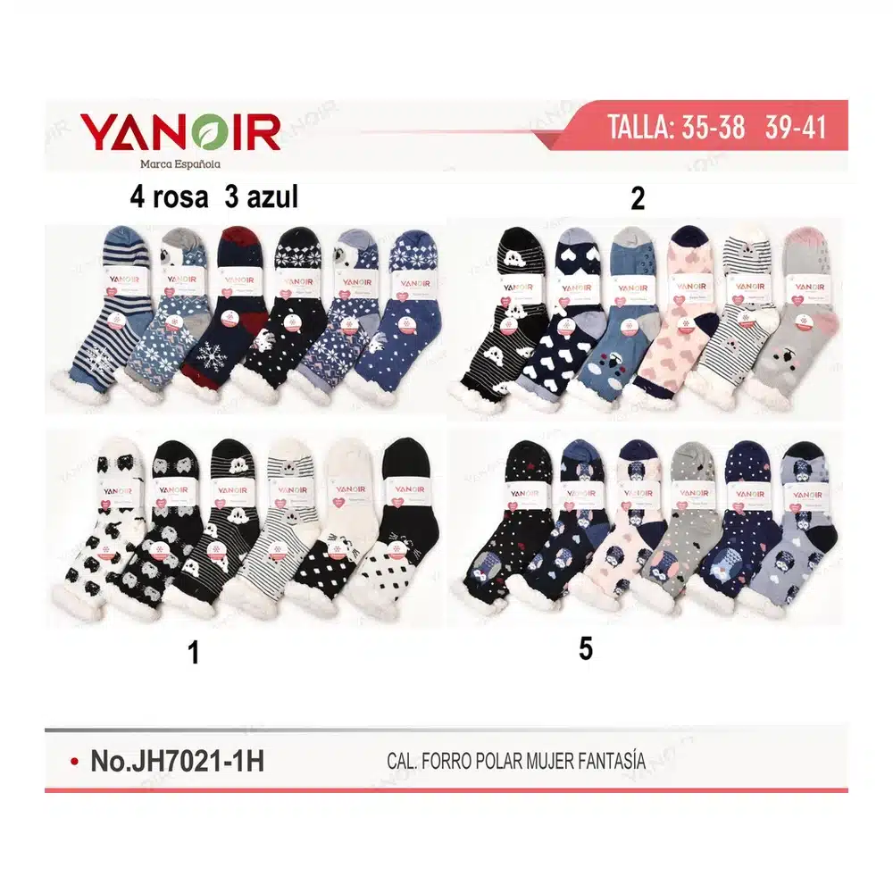 Calcetin Borrego Yanoir Sra Jh7021 Pack 12 - Imagen 2