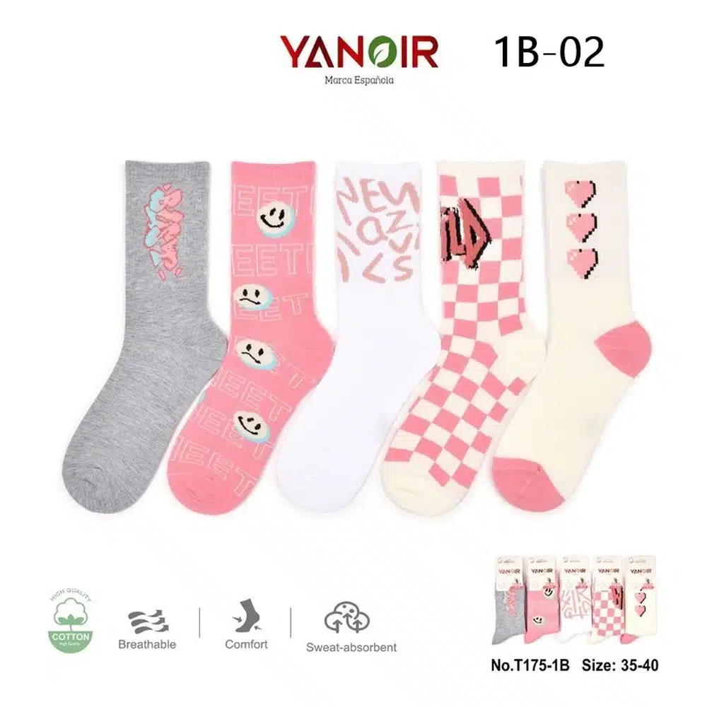 T175 Calcetin Yanoir 35-40 Pack 15 - Imagen 3