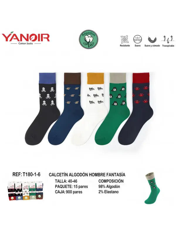 Calcetin Yanoir T180 Pack 15