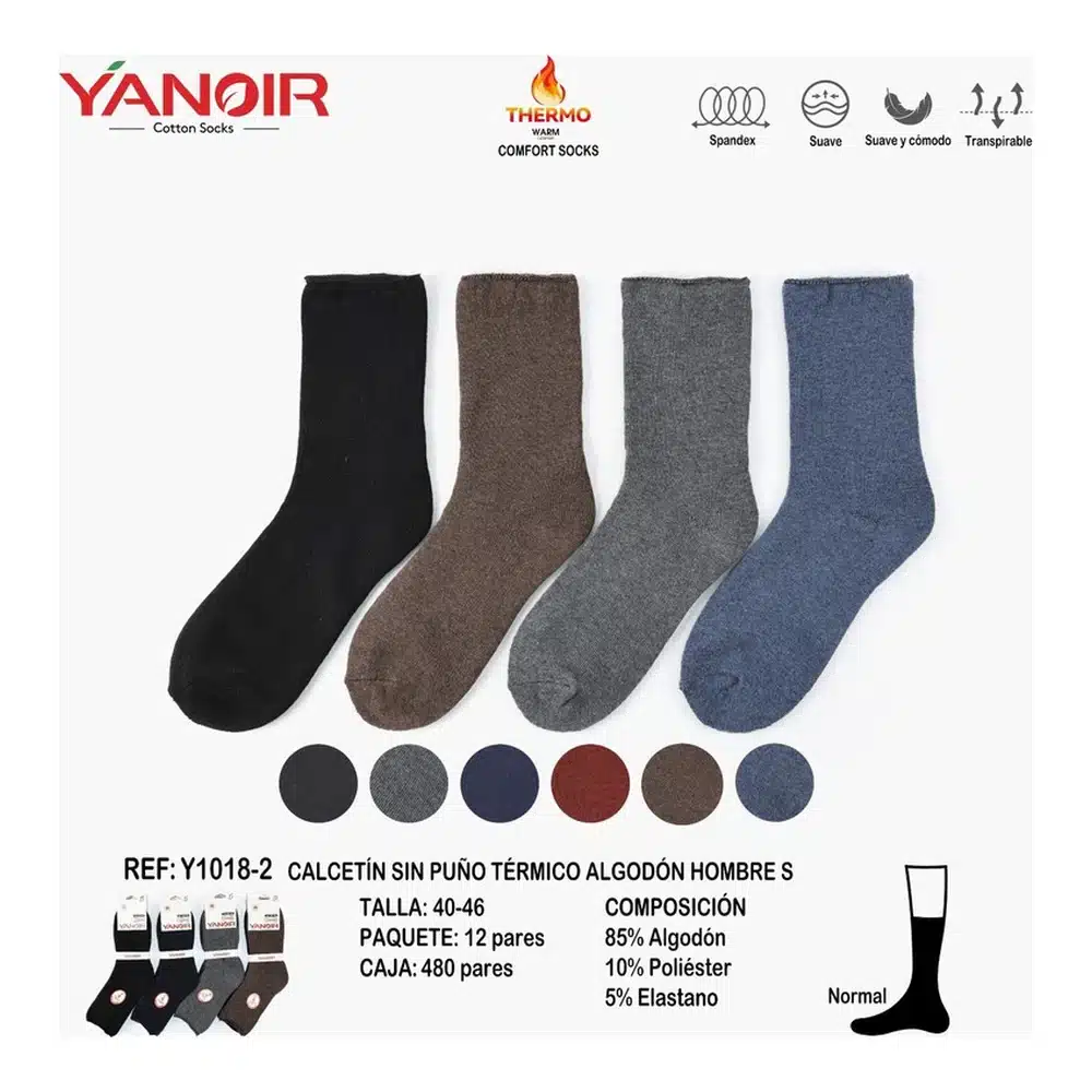 Calcetin Yanoir Rizo 1018 Cro sin Puño - Imagen 3