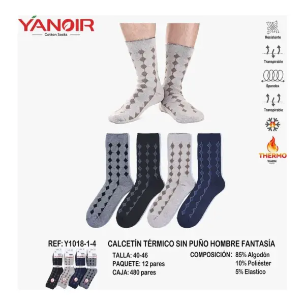 Calcetin Yanoir Rizo 1018 Cro sin Puño