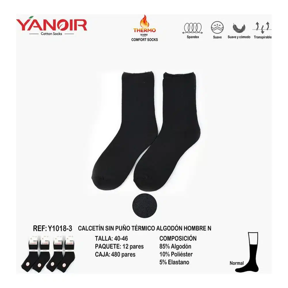 Calcetin Yanoir Rizo 1018 Cro sin Puño - Imagen 10