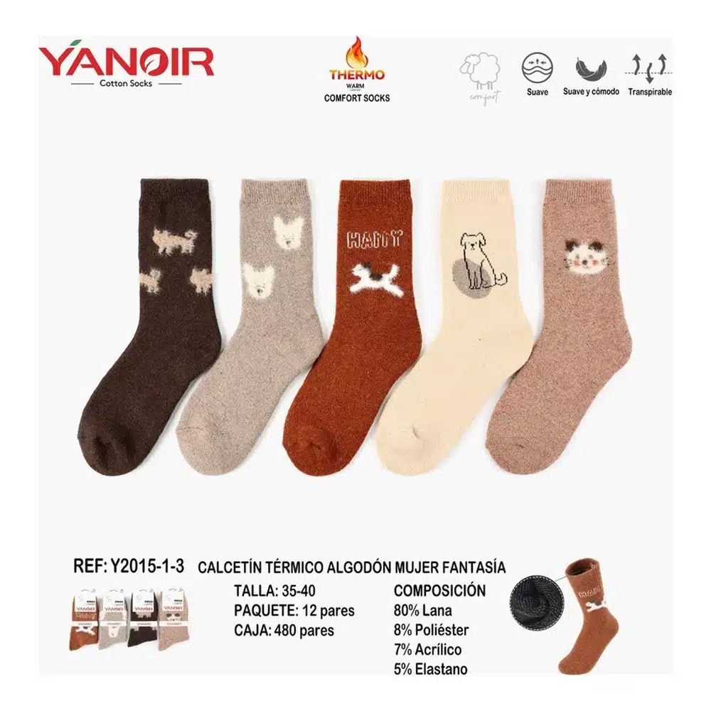 Y2015 Calcetin Yanoir Pack 12 - Imagen 4
