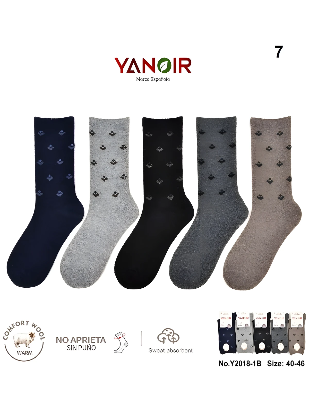 Calcetin Lana Yanoir Y2018 Pack 12 - Imagen 4
