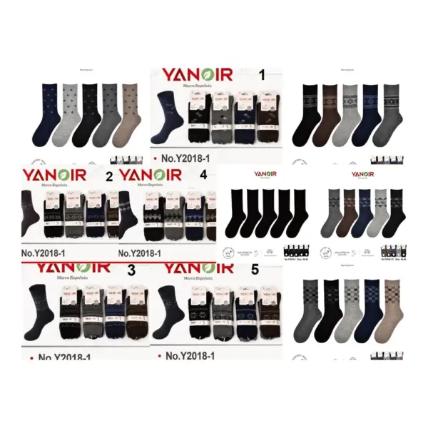Calcetin Lana Yanoir Y2018 Pack 12