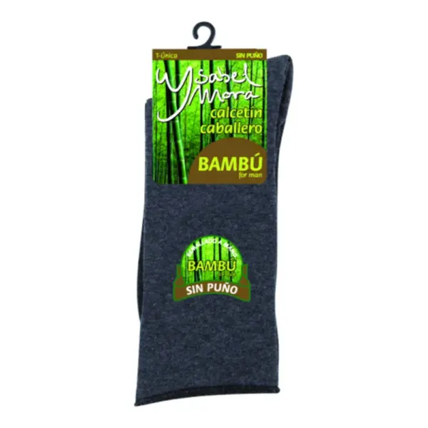 22345-Calcetin Caballero Bambu sin Puño Pack-18