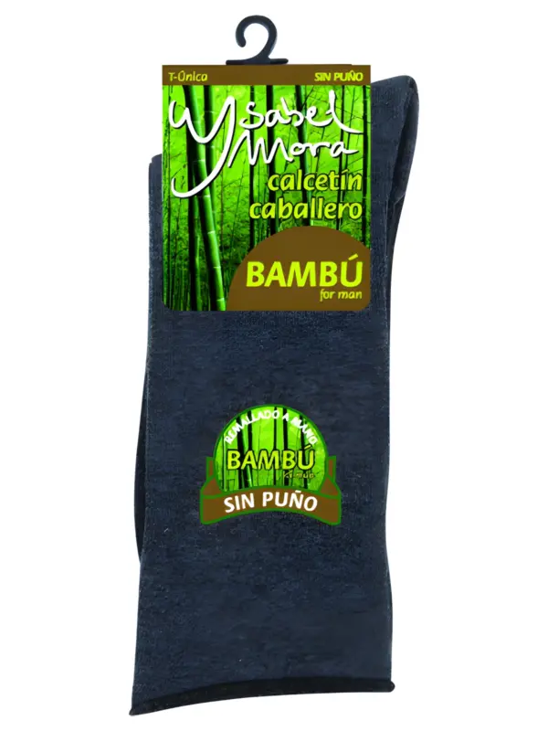 Calcetin Caballero Bambu sin Puño Ysabel Mora 22345 Pack 18