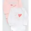 Body Bebé Manga Larga Pack de 2 Ysabel Mora 25425 - SURTIDO 1, 0M