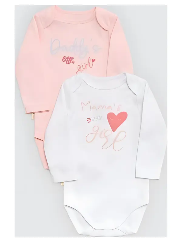 Body Bebé Manga Larga Pack de 2 Ysabel Mora 25425