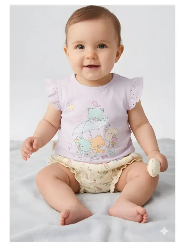 Conjunto Bebe sin Mangas Ysabel Mora 25447