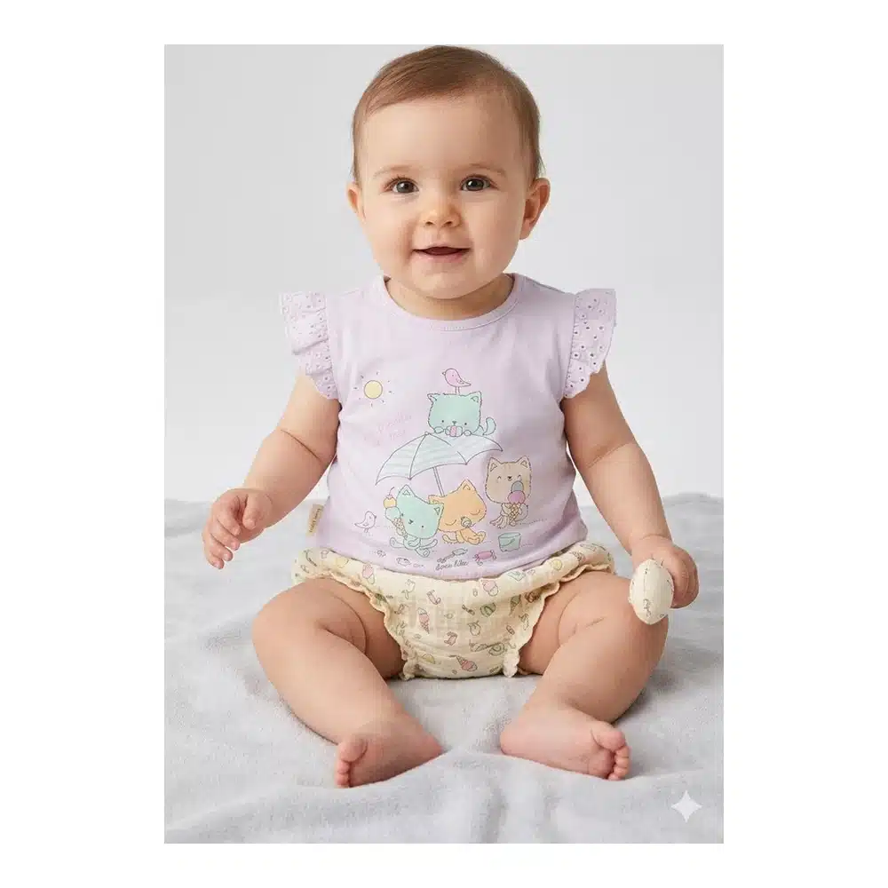 Conjunto Bebe sin Mangas Ysabel Mora 25447